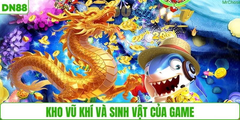 Khám phá kho vũ khí và mục tiêu của game